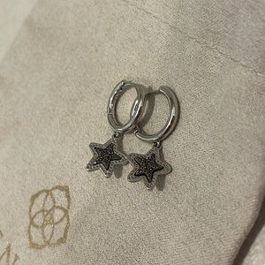 Silver Kendra Scott Star Earrings